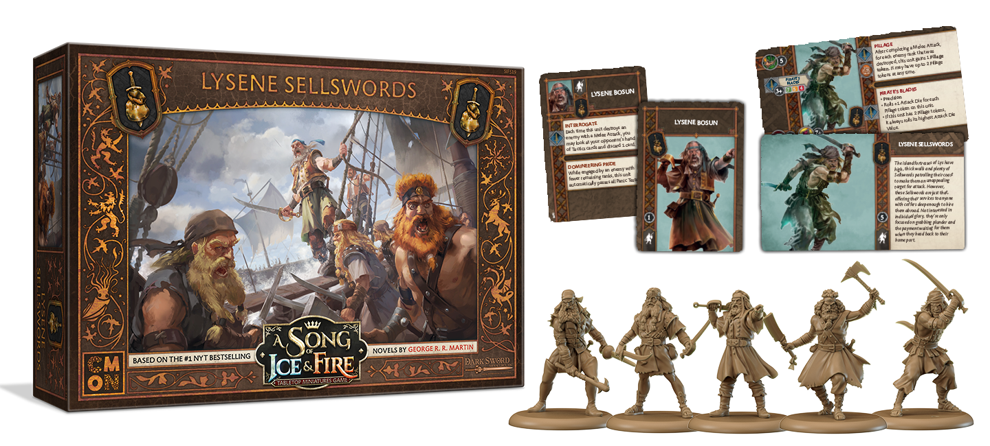 A Song of Ice and Fire : Tabletop Miniatures Game - Lysene Sellswords